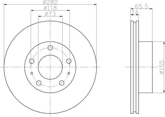 NF PARTS stabdžių diskas NF1699117